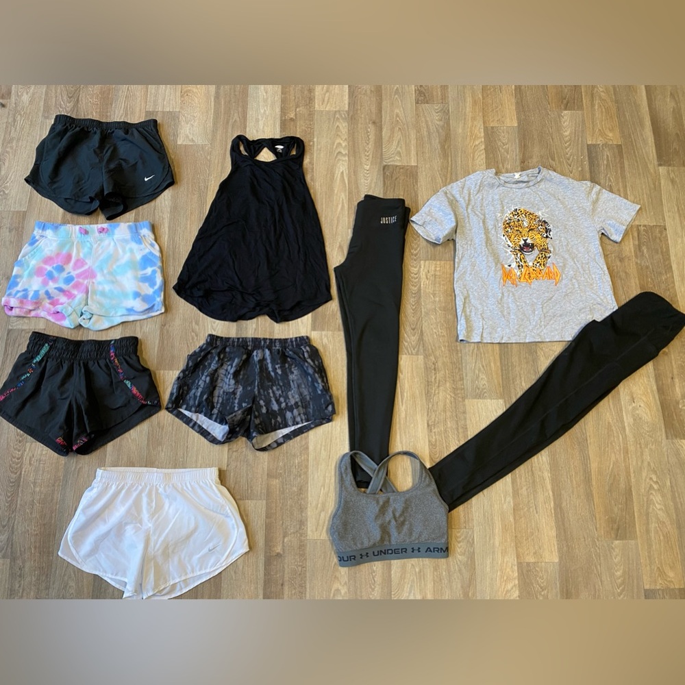 Girls Mixed Lot of Active Wear- Size 10 or Small